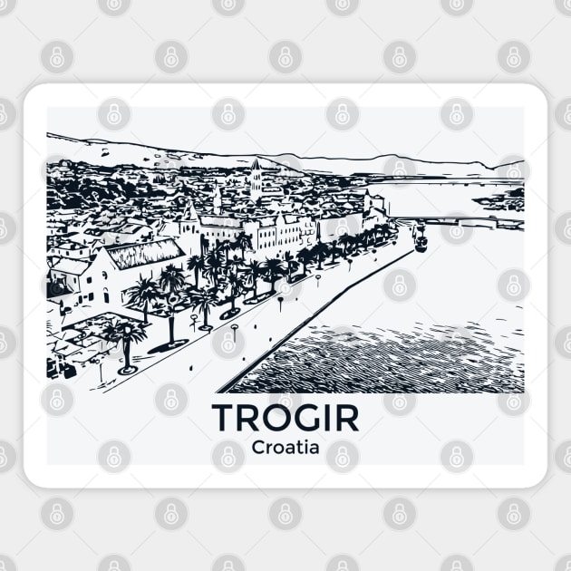 Trogir - Croatia Magnet by Lakeric